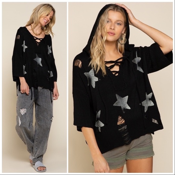 POL Star Spangled Stars Transitional Top - Picture 12 of 16